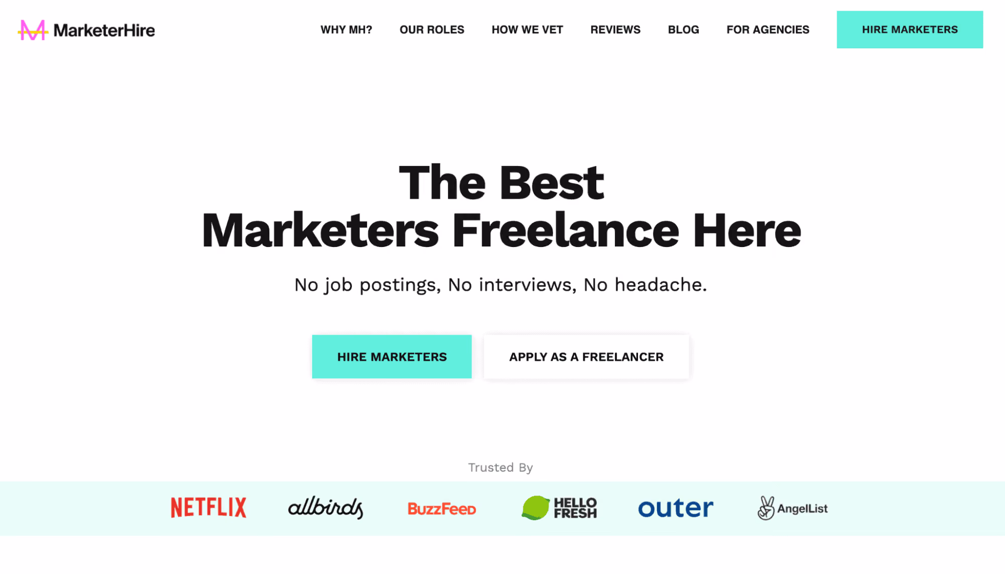 best freelance websites - markerterhire