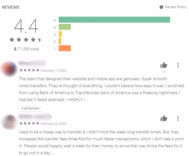 Amazon reviews
