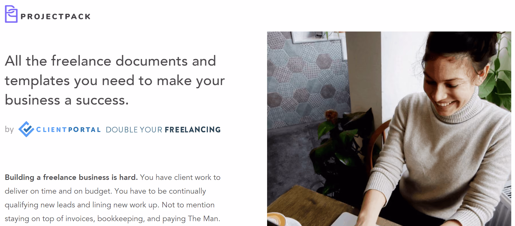 Projectpack by (Client Portal) and (Double Your Freelancing)