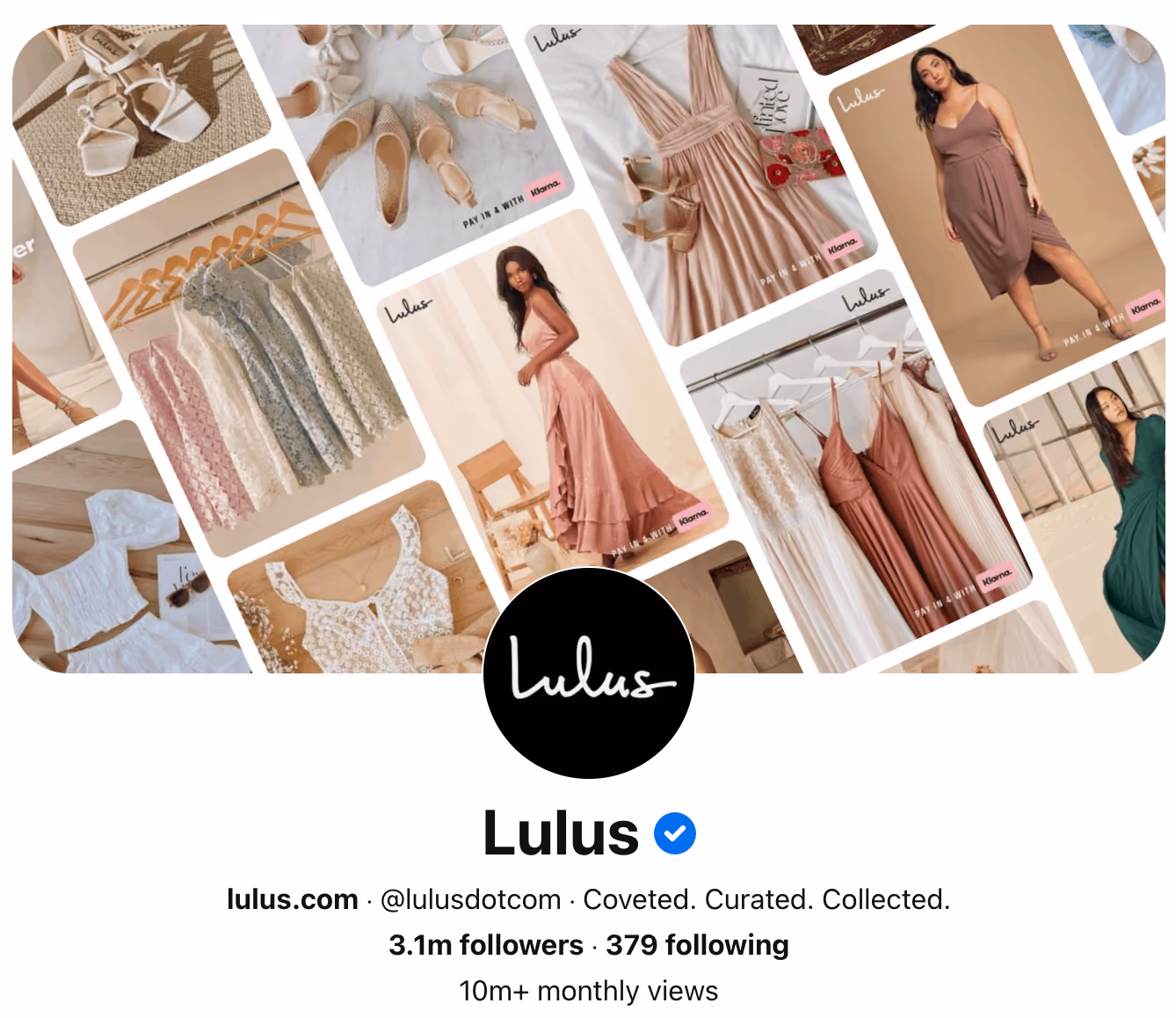 Lulus's Pinterest cover image