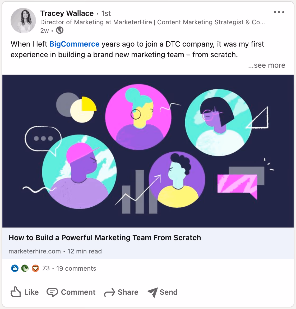 Tracey Wallace's LinkedIn link thumbnail