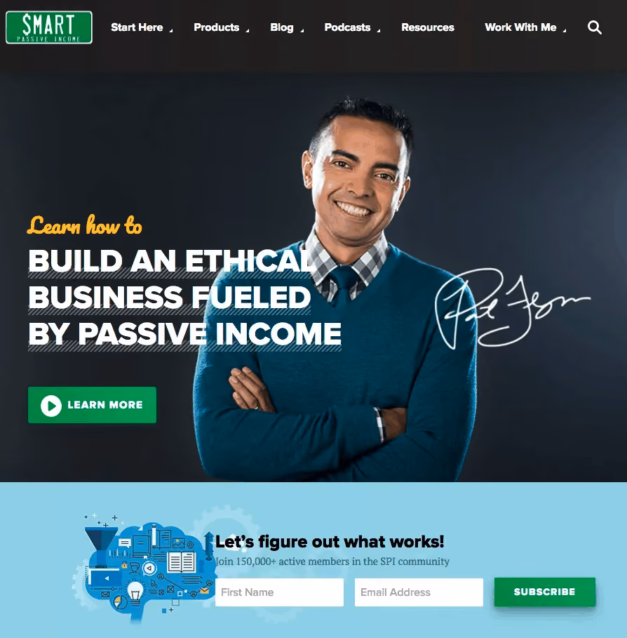 pat flynn homepage