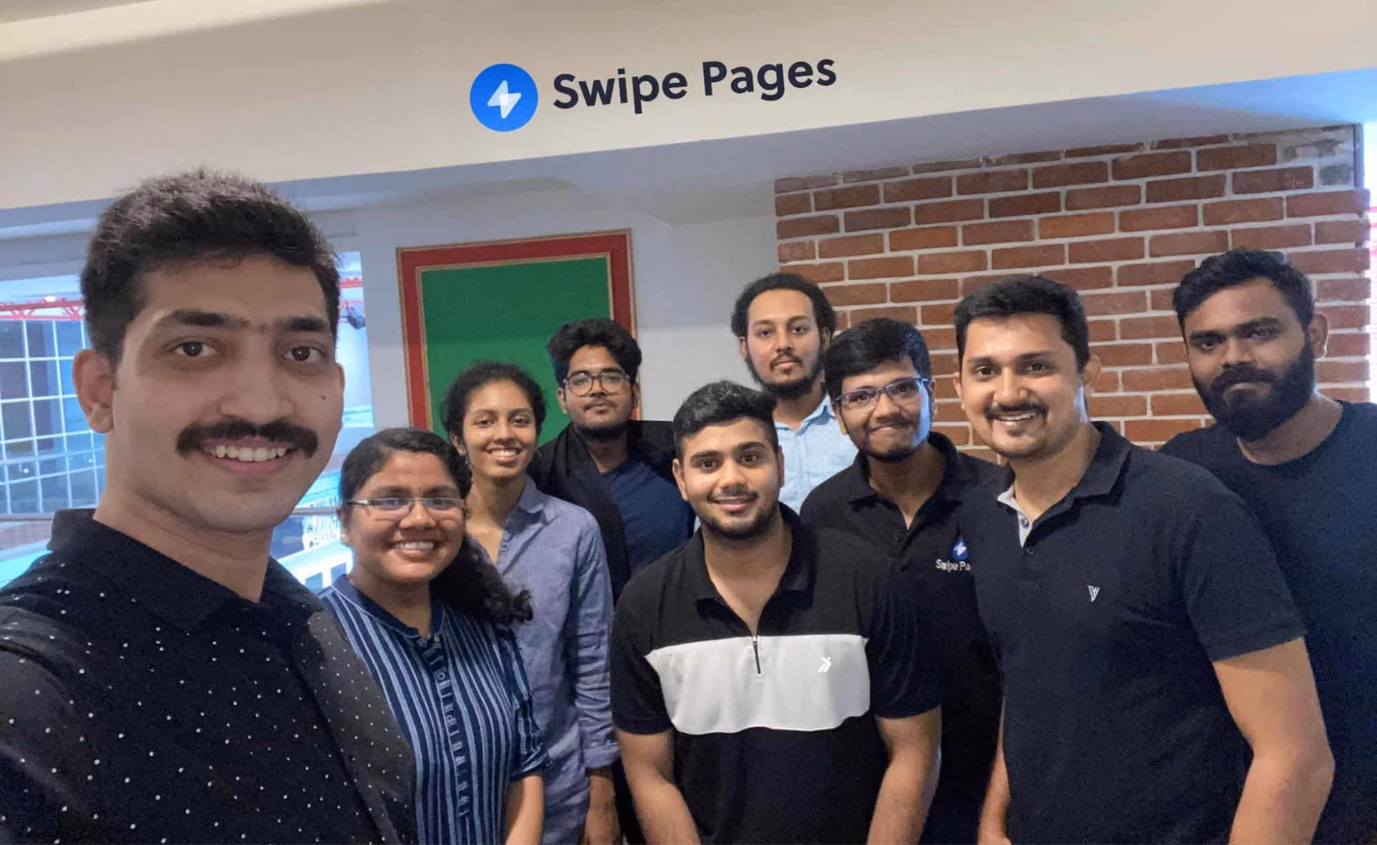Swipe pages
