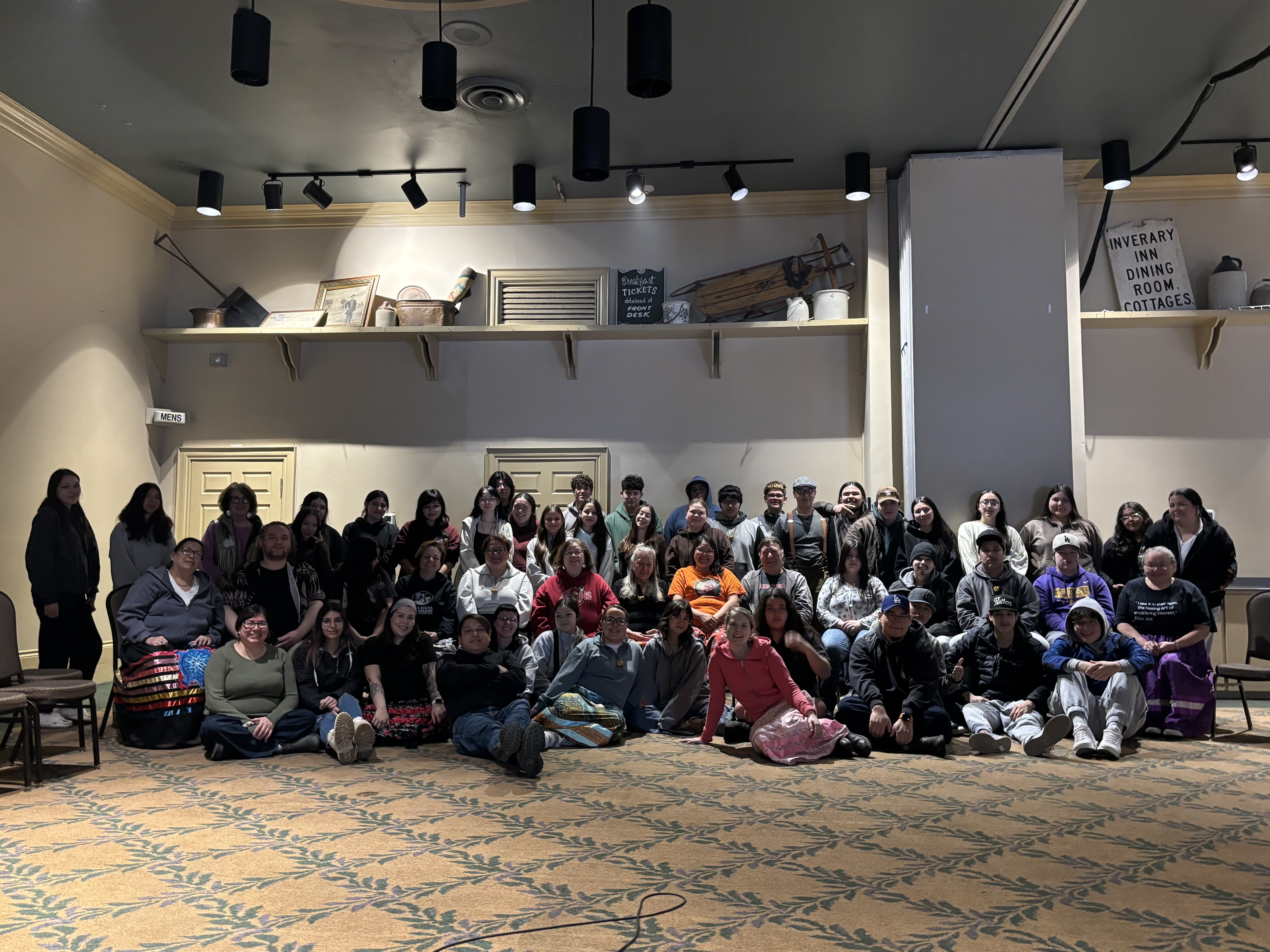 Grade 12 students from MI'kmaw communities across the province gathered at the Inverary Inn in Baddeck in early March for a meaningful and memorable “Coming to Circle” experience.