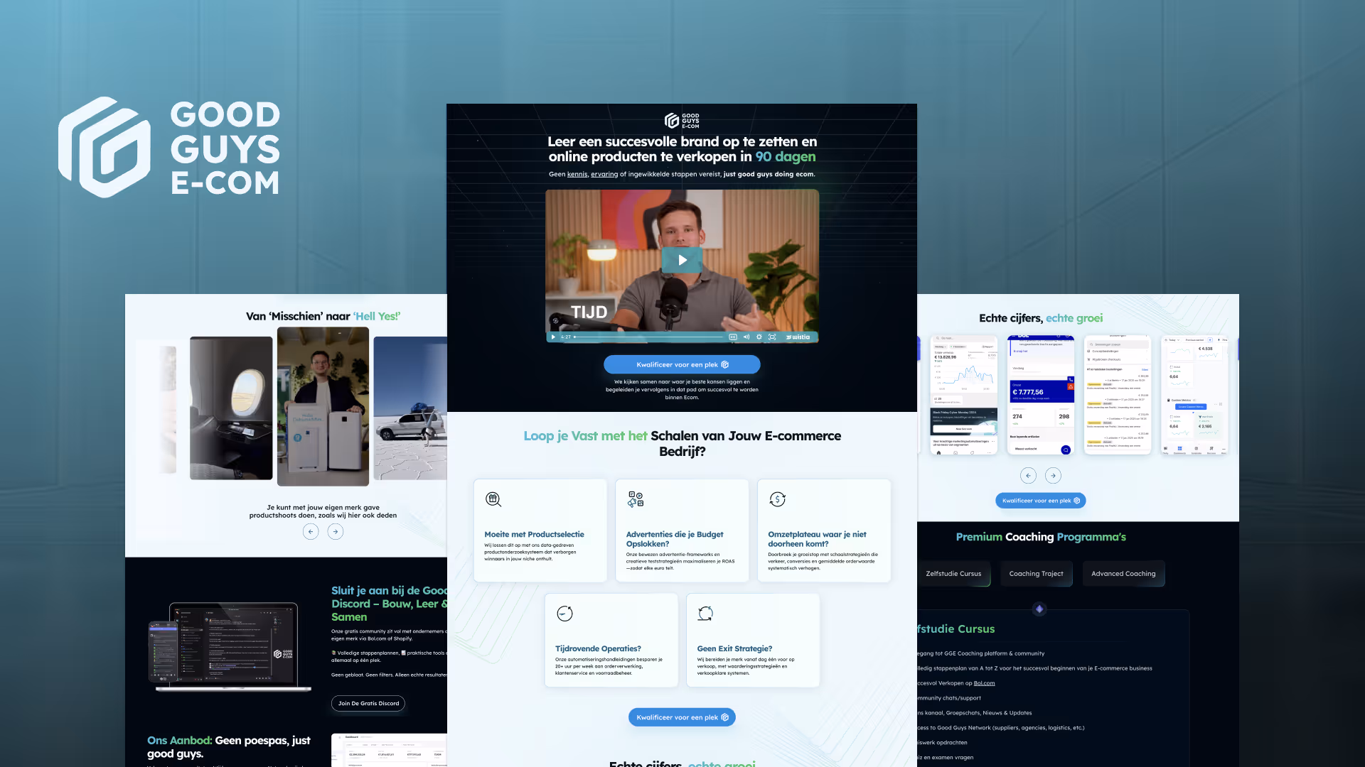 We developed a full-service brand and backend system for an e-commerce education platform focused on scale, automation, and exit. From identity to automation, we built a high-converting Webflow site, Airtable CRM, lead qualification flow, and coaching environment designed for growth.