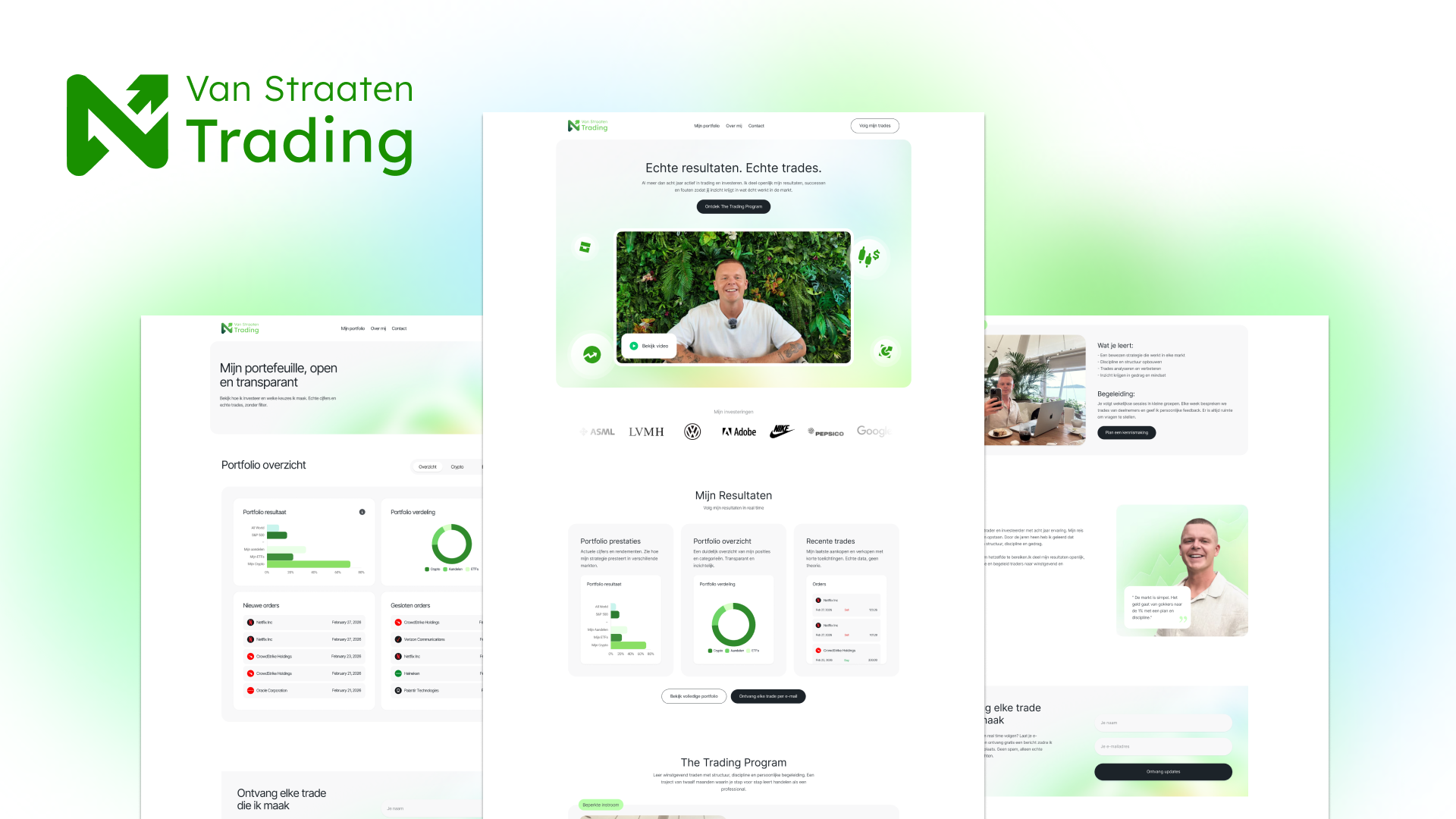 At Weblyfe, we developed a disciplined brand identity and focused digital platform for Van Straaten Trading, an education brand dedicated to teaching structured and sustainable trading skills. The objective was to create a presence that stands apart from the noise of the trading industry by emphasizing clarity, restraint, and credibility.