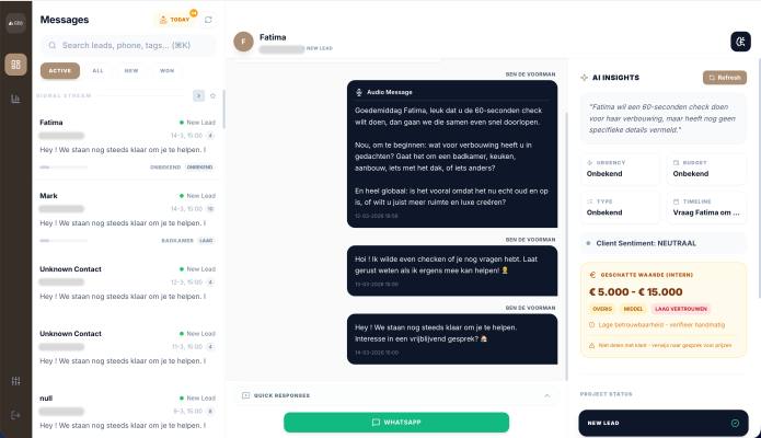 CZA Lead Qualification Dashboard