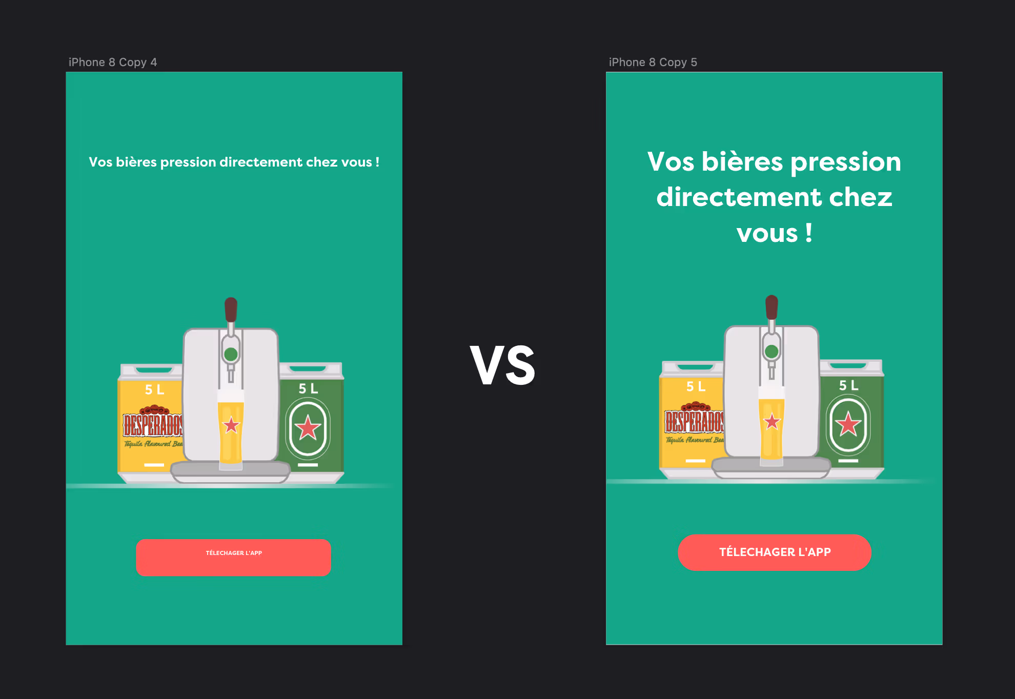 Bonne pratique de conception de bouton