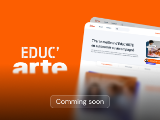 Mockup d'un mac avec le site d'Educ'ARTE