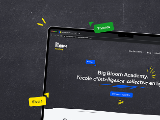 Maquette du site de BigBloom Academy