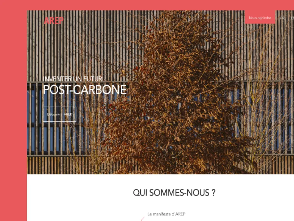 Découvrez comment 40/60 a refondu le site d'AREP pour mettre en valeur ses projets d'architecture et de conception urbaine.