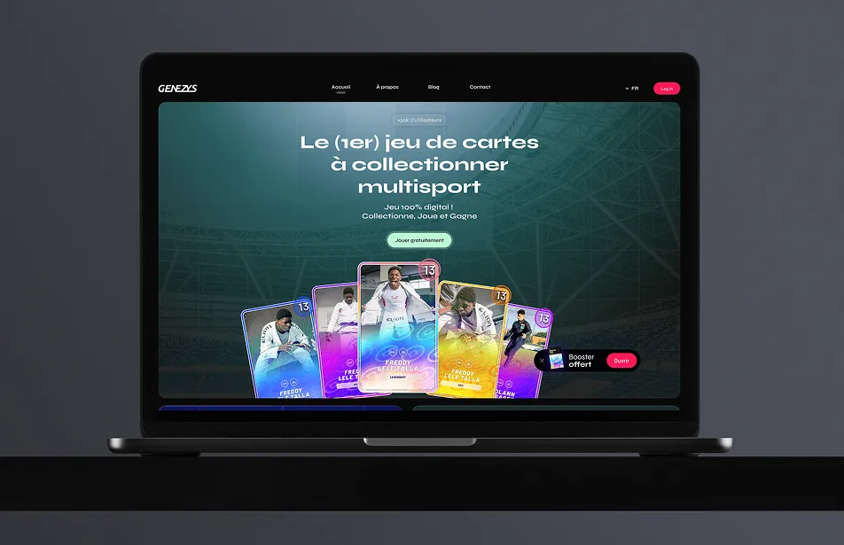 Découvrez comment 40/60 a modernisé le site de Genezys pour clarifier son écosystème gaming et séduire une nouvelle cible de casual gamers.