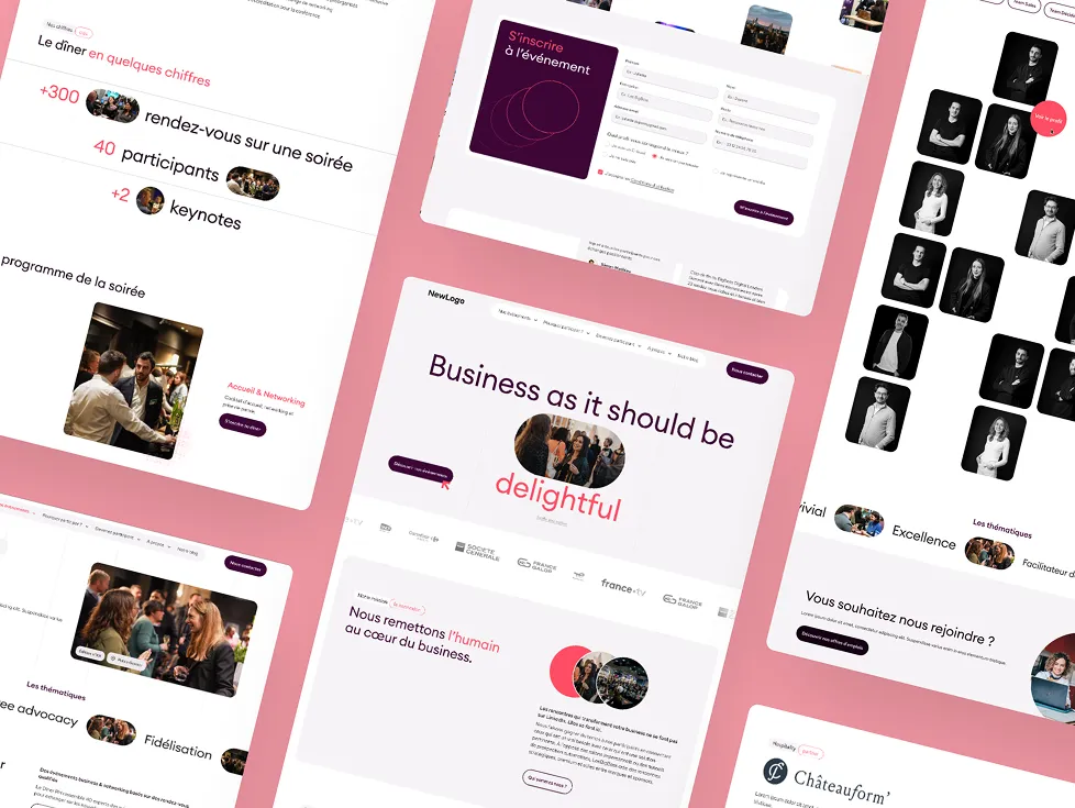 Découvrez comment 40/60 a mené le rebranding de LesBigBoss, du site à l'application mobile, pour booster acquisition et rétention.