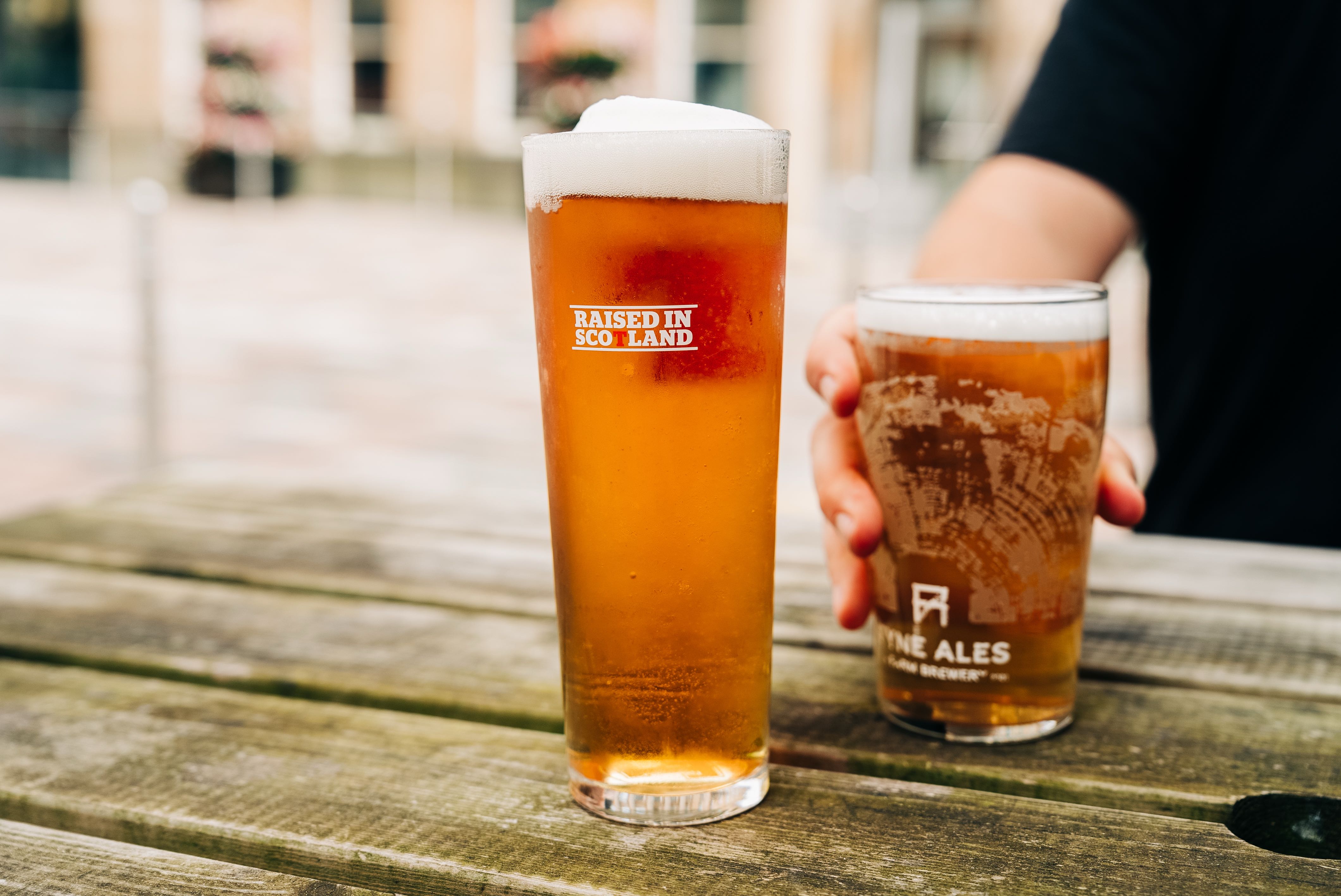 Two beers in Scotland