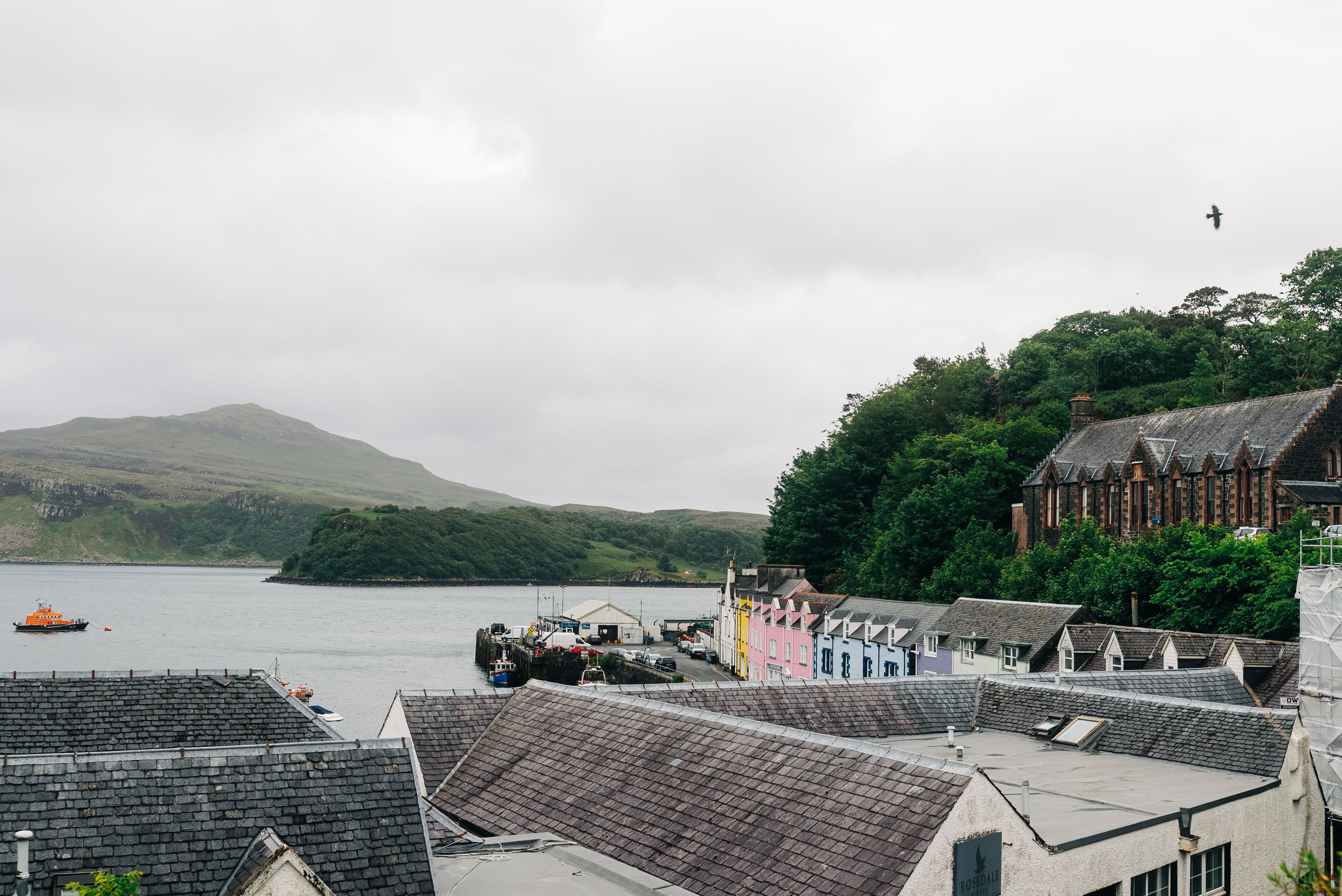 View of the bay in Porttree, Isle of Skye