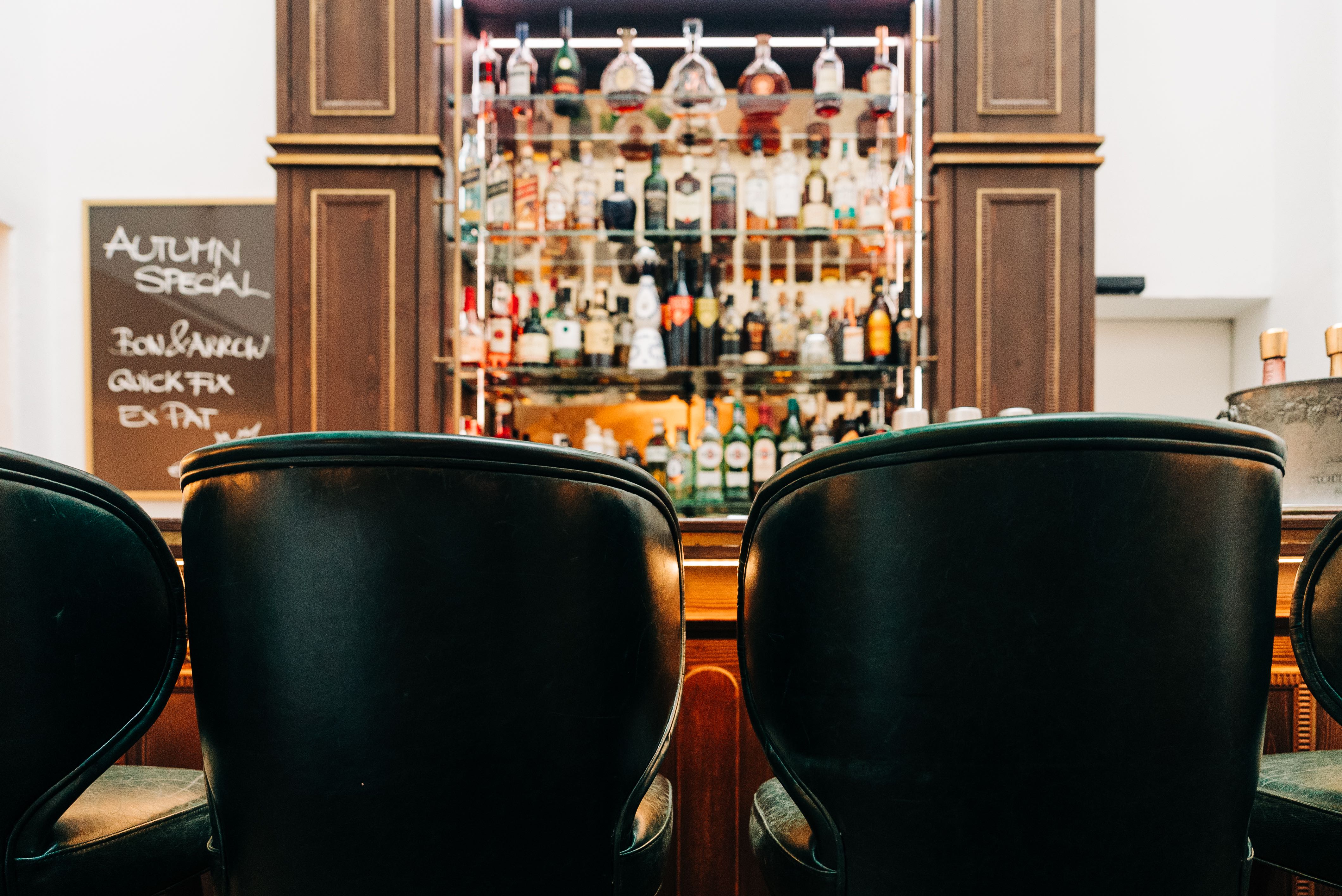 Bar at Hotel Goldener Hirsch, Salzburg, Austria
