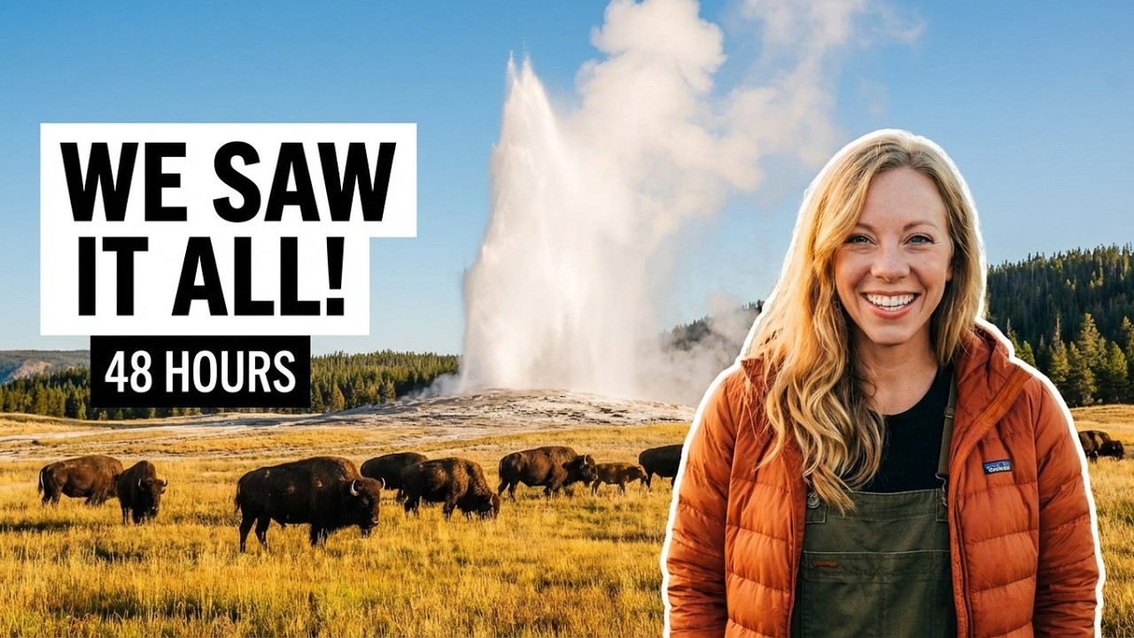 Everything You Can See at Yellowstone in April | Plus Old Faithful!