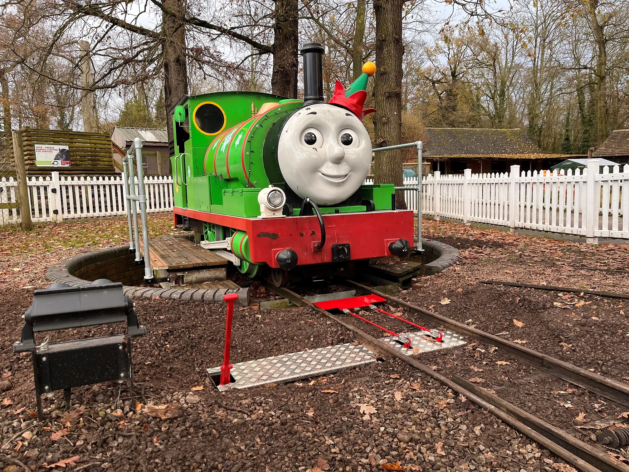 Our track expertise was brought to bear when the turntable at Drayton Manor's Thomas Land needed safety attention.