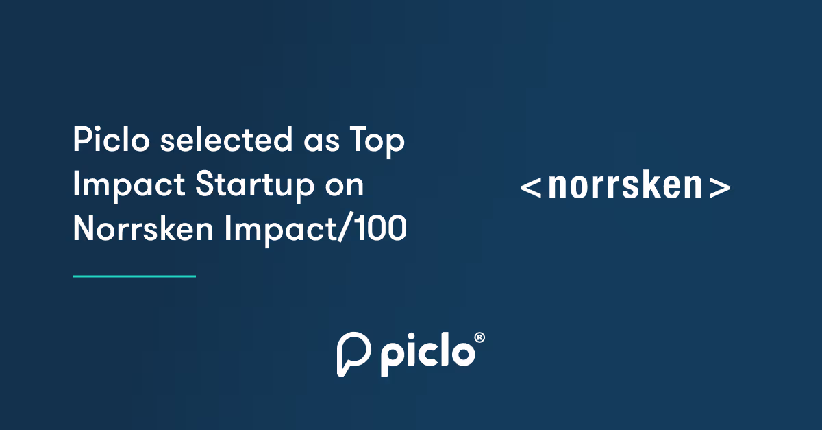 Klarna Co-founder picks Piclo as one of world’s Top Impact Startups on Norrsken Impact/100 List