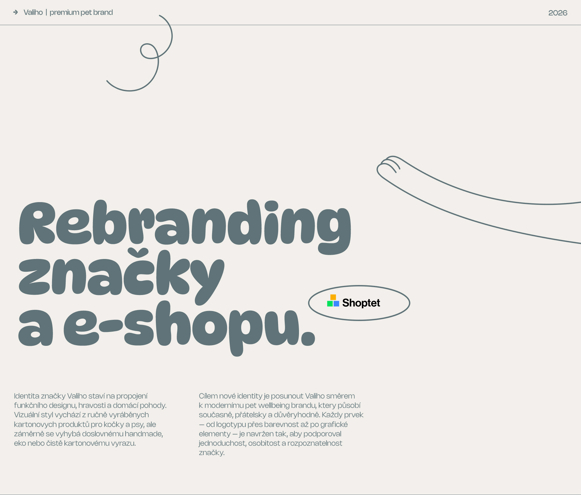     Case study rebrandingu značky Valiho a Shoptet e-shopu