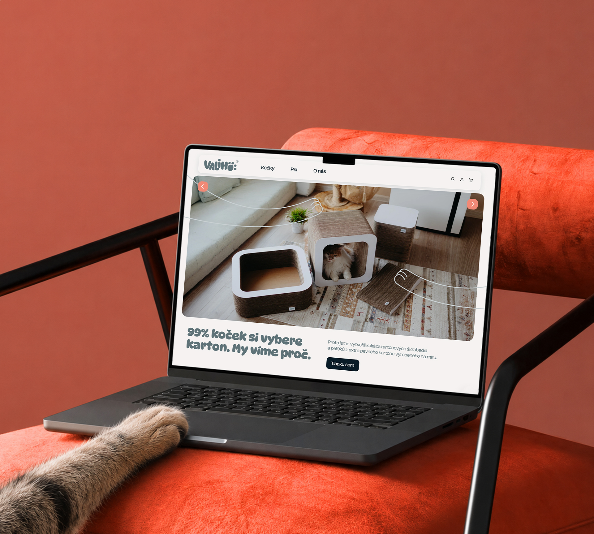     Responzivní design e-shopu Valiho na platformě Shoptet