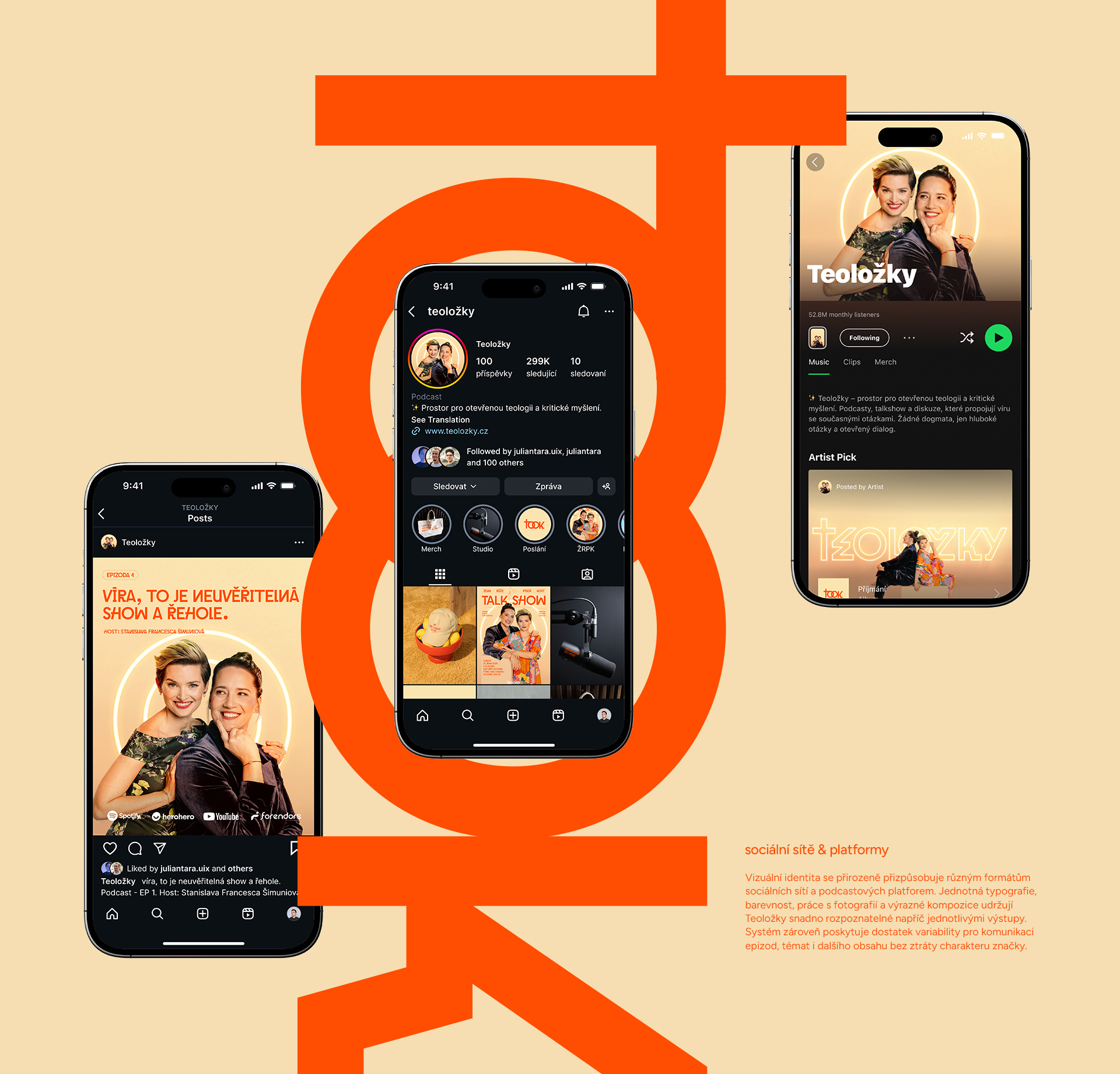     Podcast Teoložky na Spotify a sociálních sítích s Andreou Salome Votrubovou a Martinou Viktorií Kopeckou