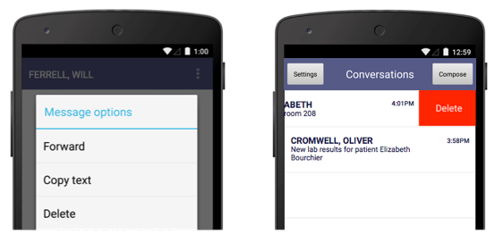 Delete messages on an Android