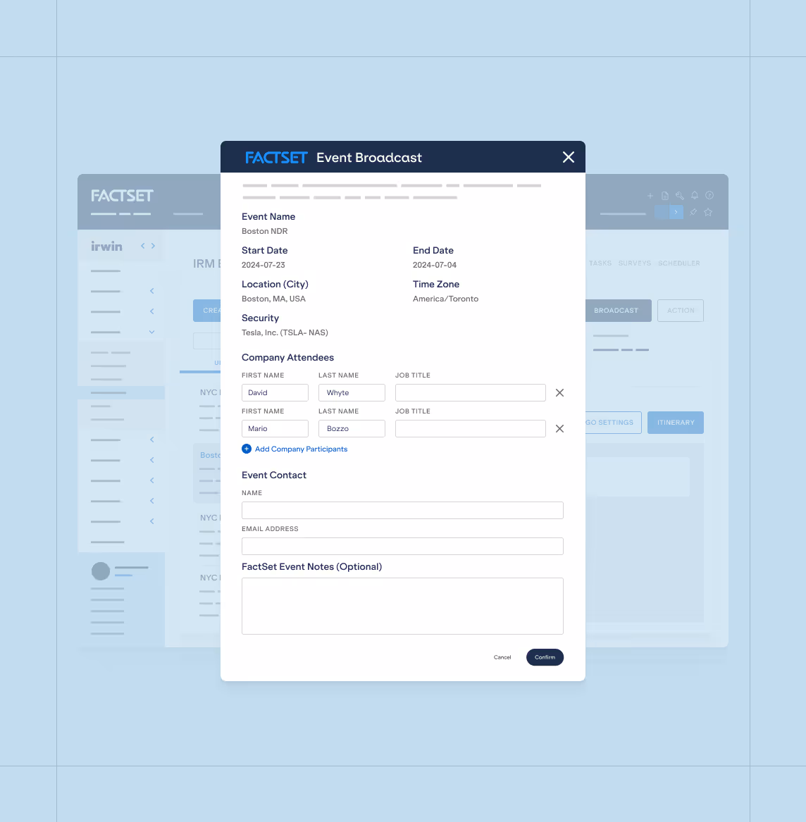 Illustration of Irwin product feature