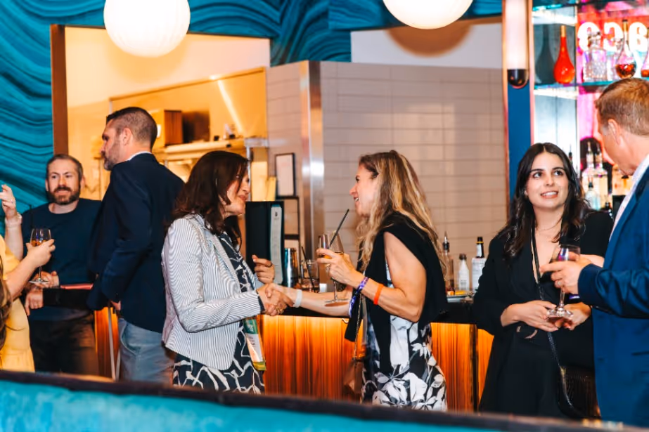 Photo of a networking event hosted by Irwin