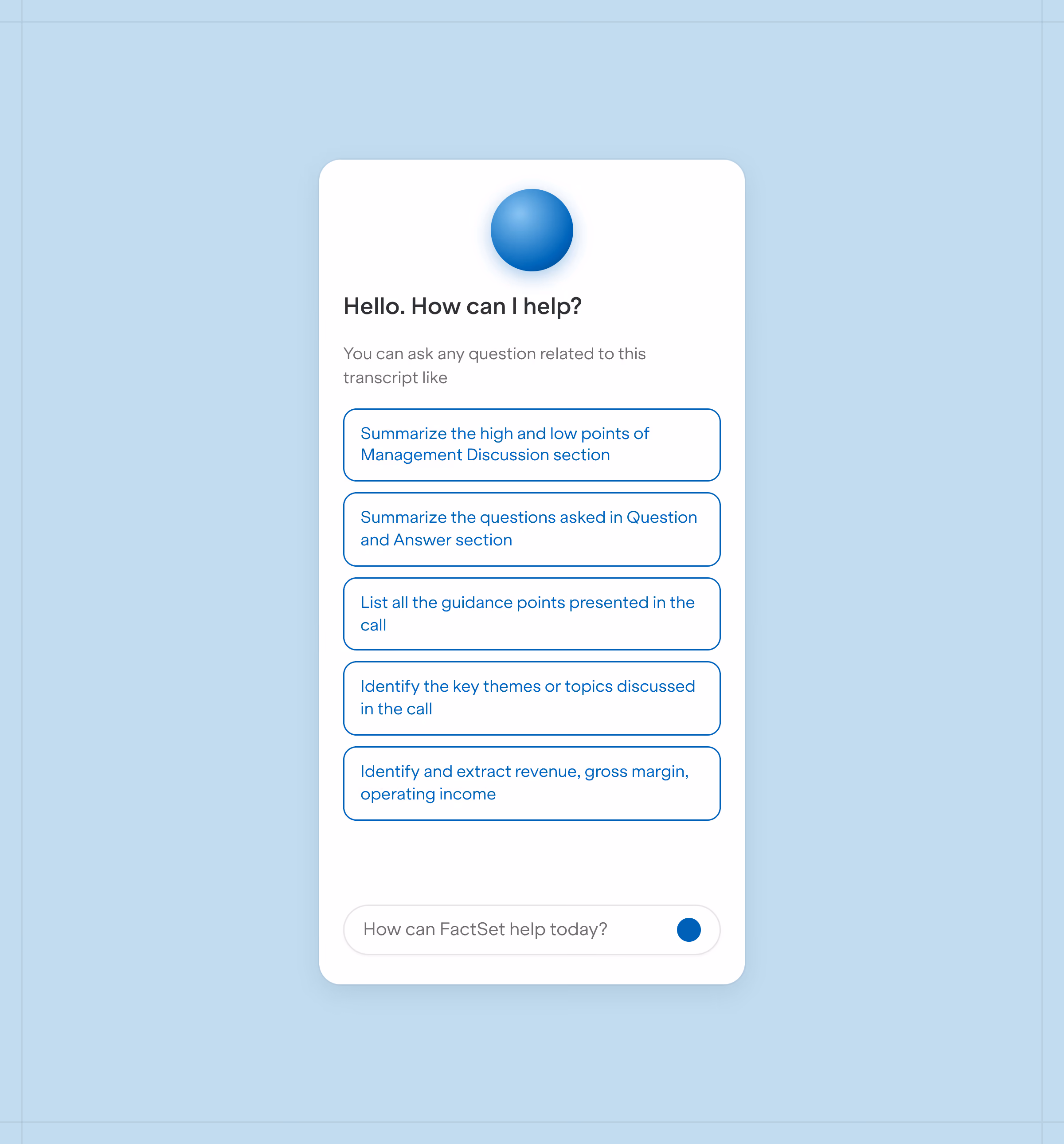 Illustration of one Irwin's investor profile feature which highlights an investor's buying power, holdings, engagement, and attributes.
