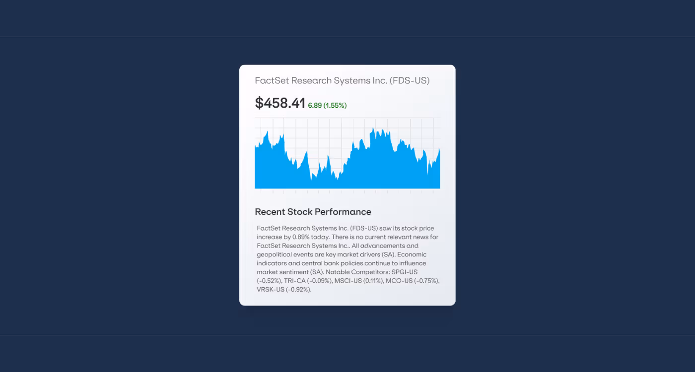 Illustration of Irwin's AI stock performance summaries