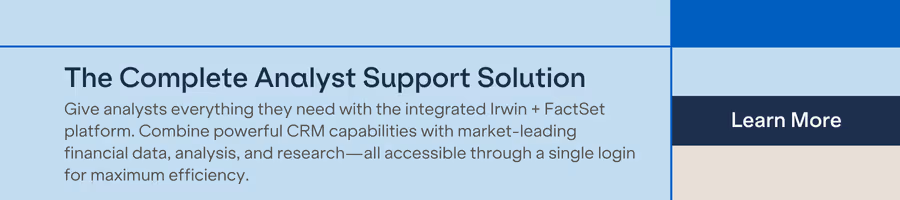 Learn more about the complete analyst support solution.