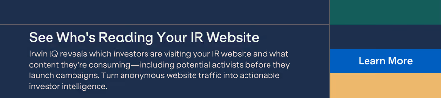 See who's reading your ir website