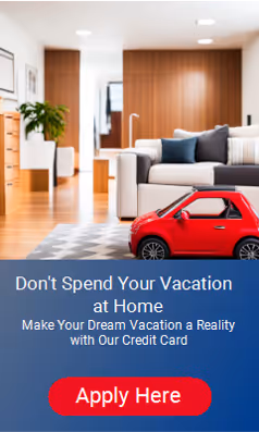 Don't Vacation at Home Credit Card