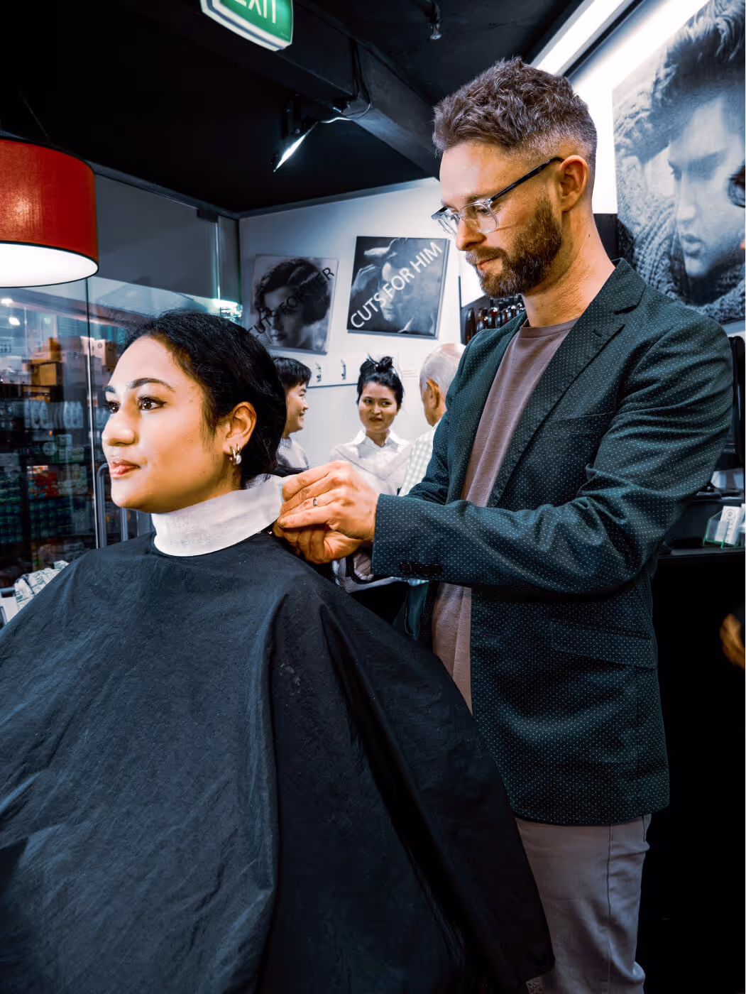 Affordable womans haircuts at Dukes Barbers Wellington
