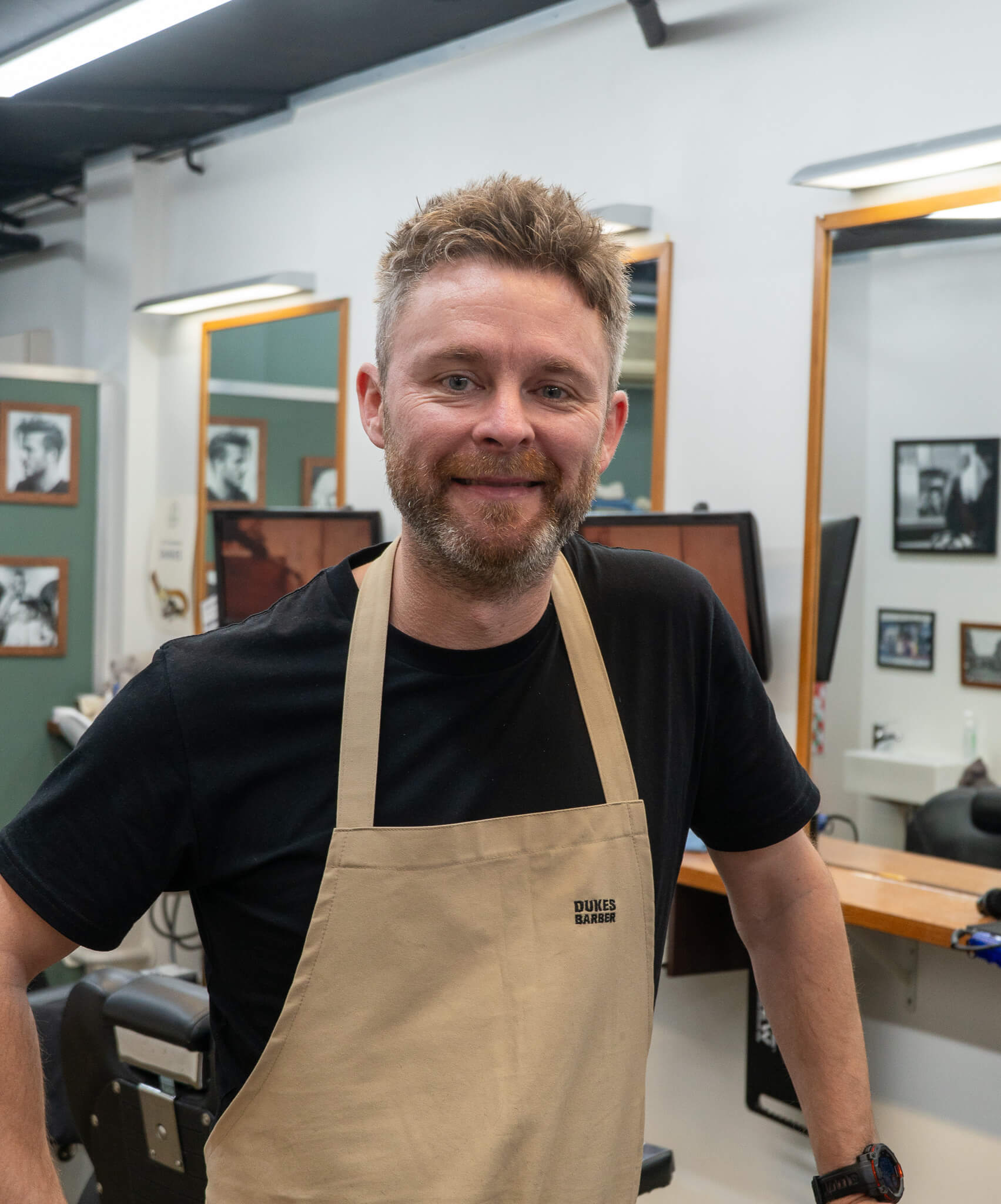 Rick, barber at Dukes Barbers Wellington