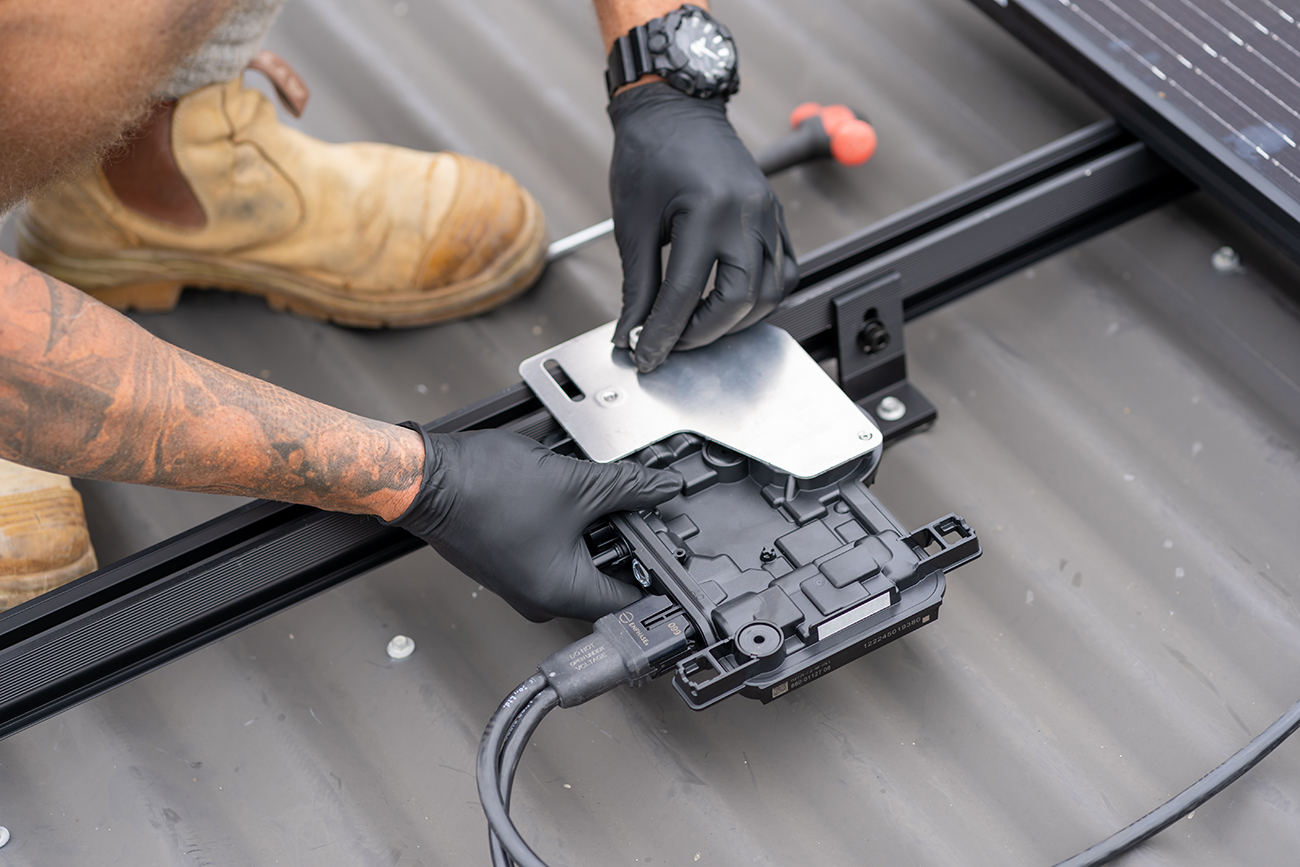 Enphase rooftop solar panels installed by Revolve Electrical