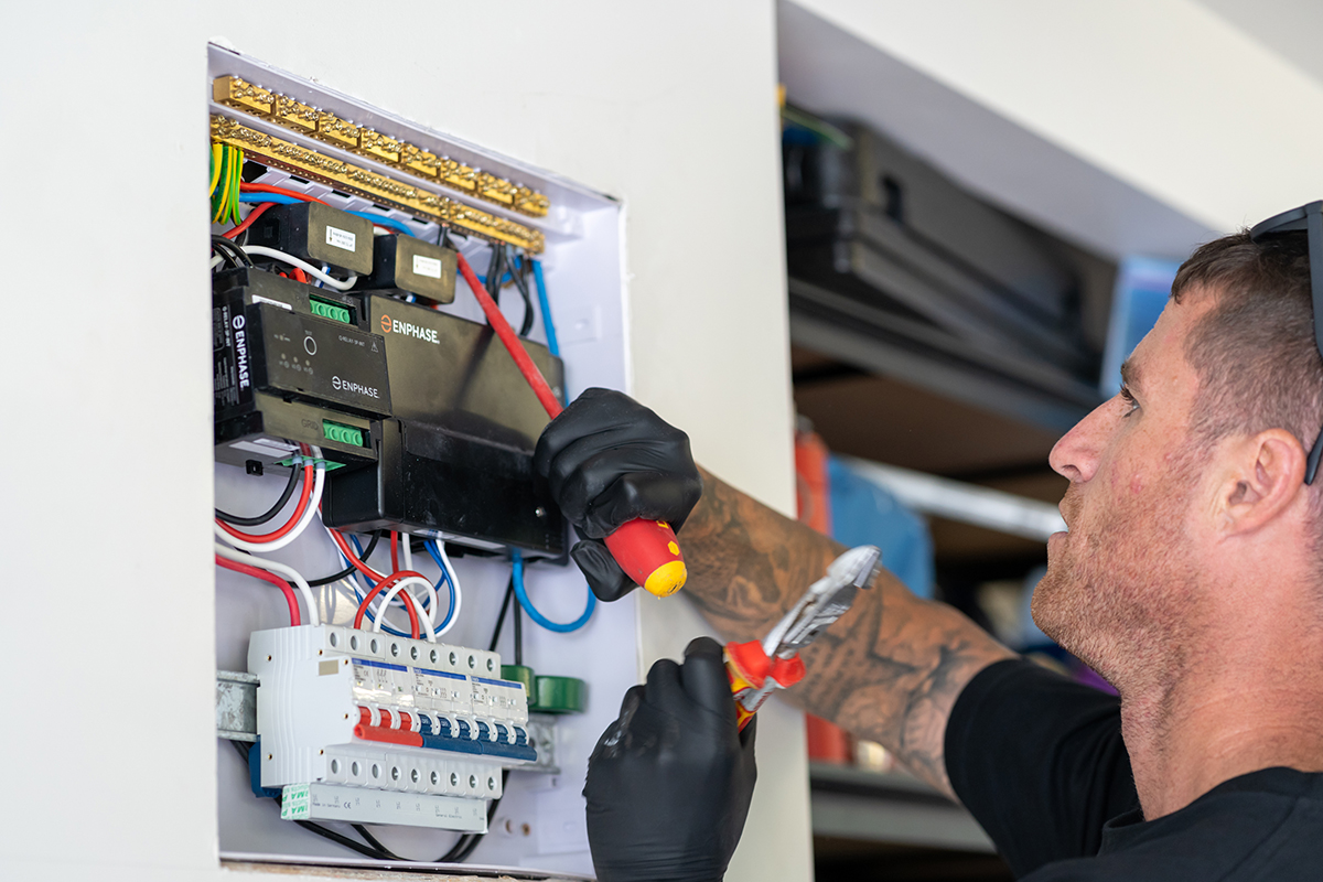 Enphase microinverter solar installation in Northland