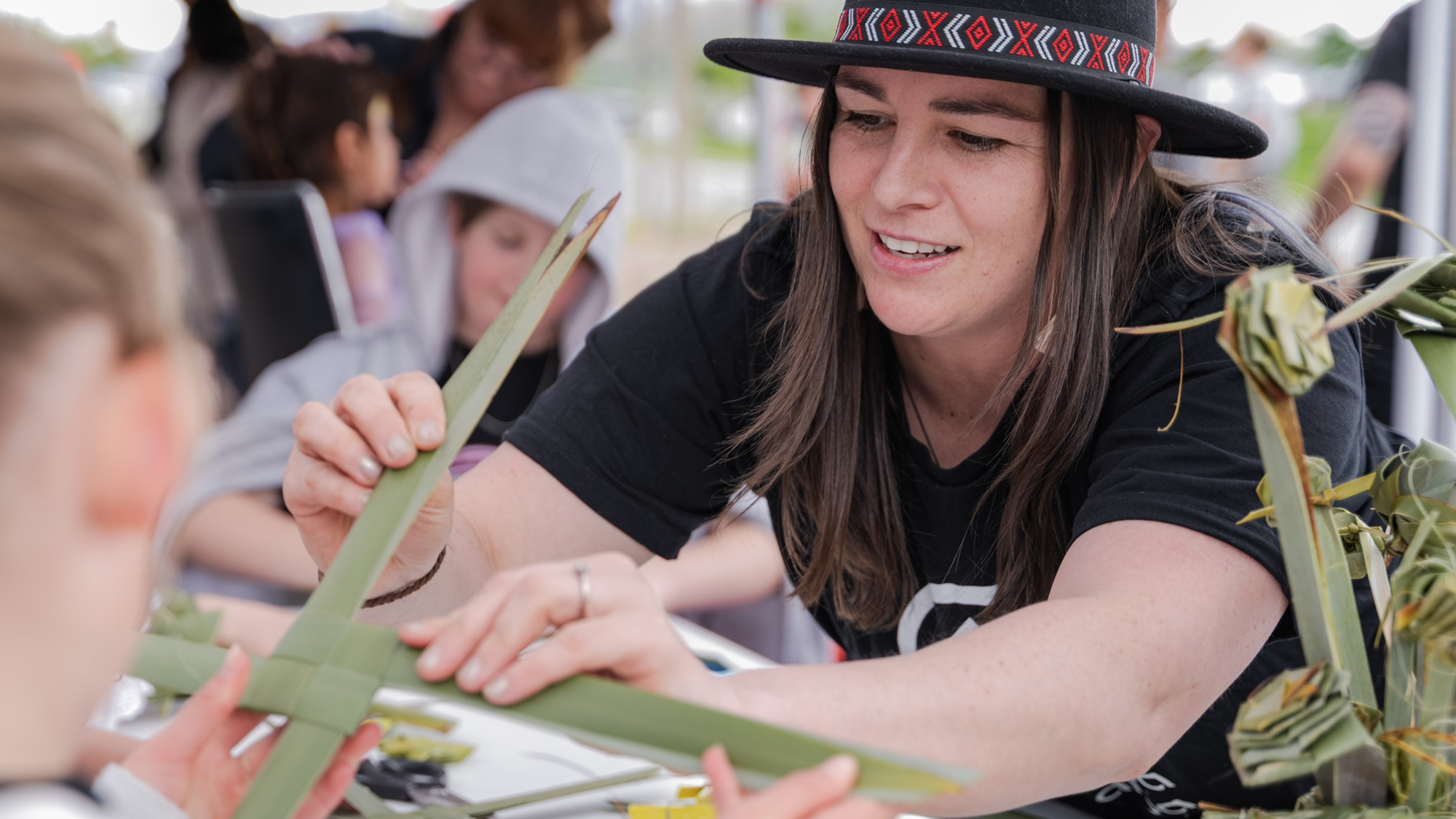 Matariki Whetū weaving workshop