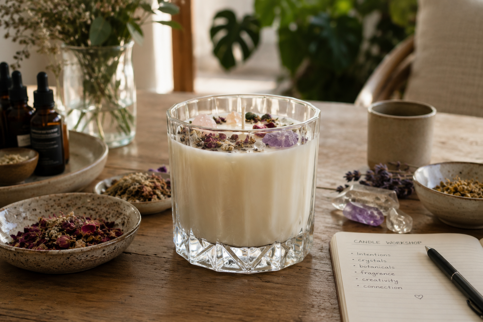 Crystal Candle Workshop