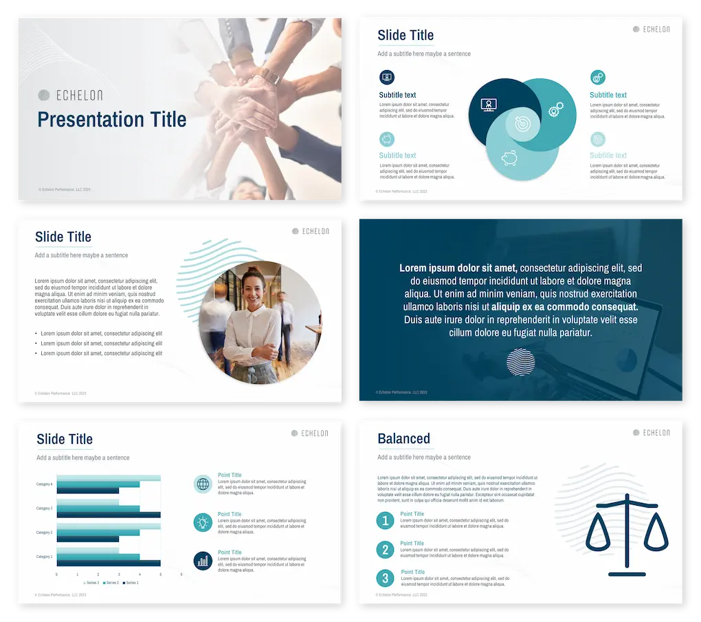 Custom Template PowerPoint Design