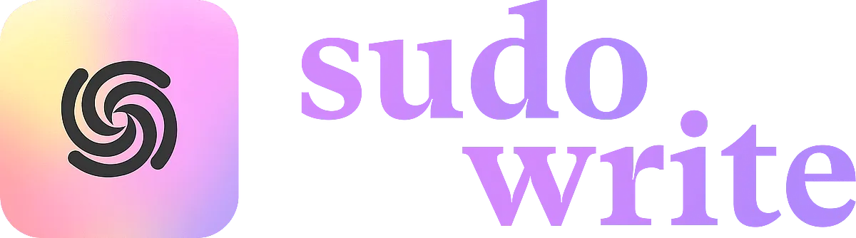 sudo write logo