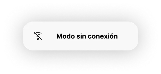 Modo sin conexión