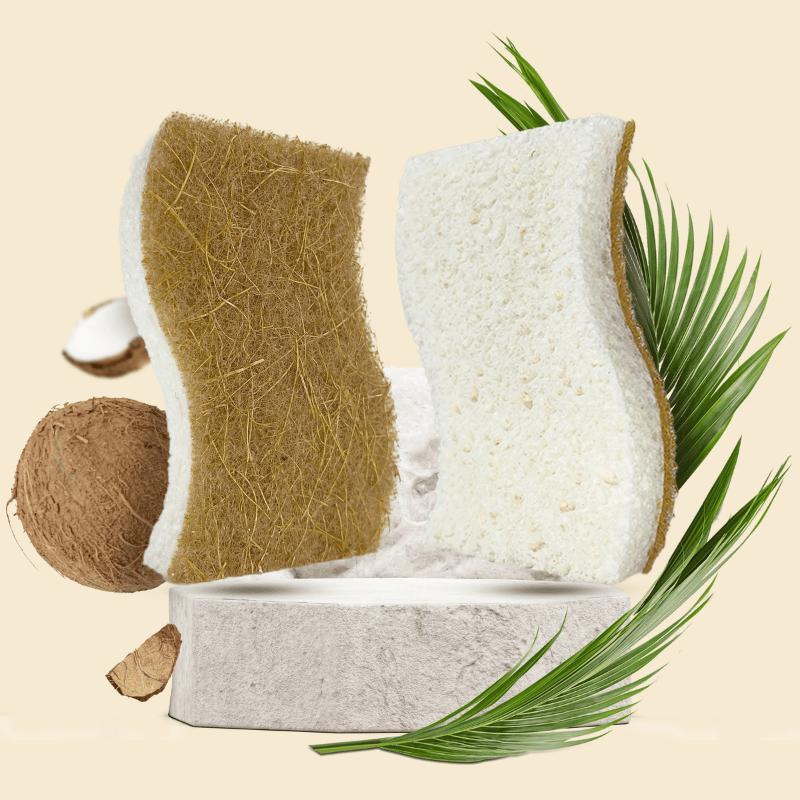 Biodegradable kitchen sponge