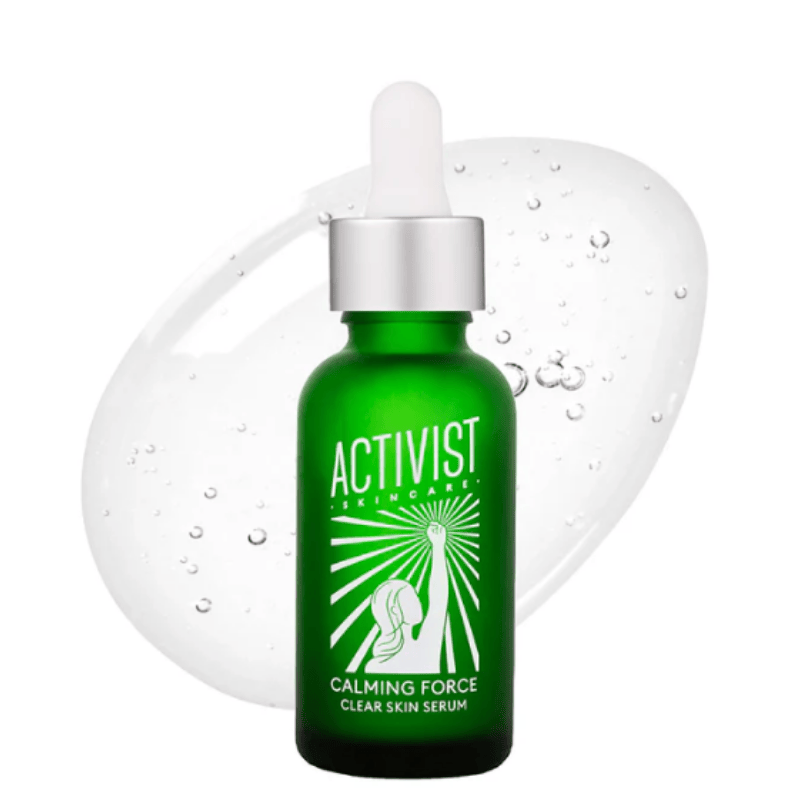 Organic calming serum to reduce redness