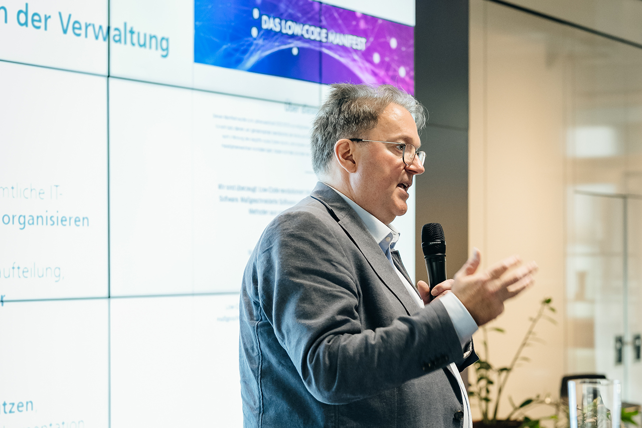 Anwendertag 3. Juli 2025 Jens Tiemann von Fraunhofer FOKUS während seines Vortrags