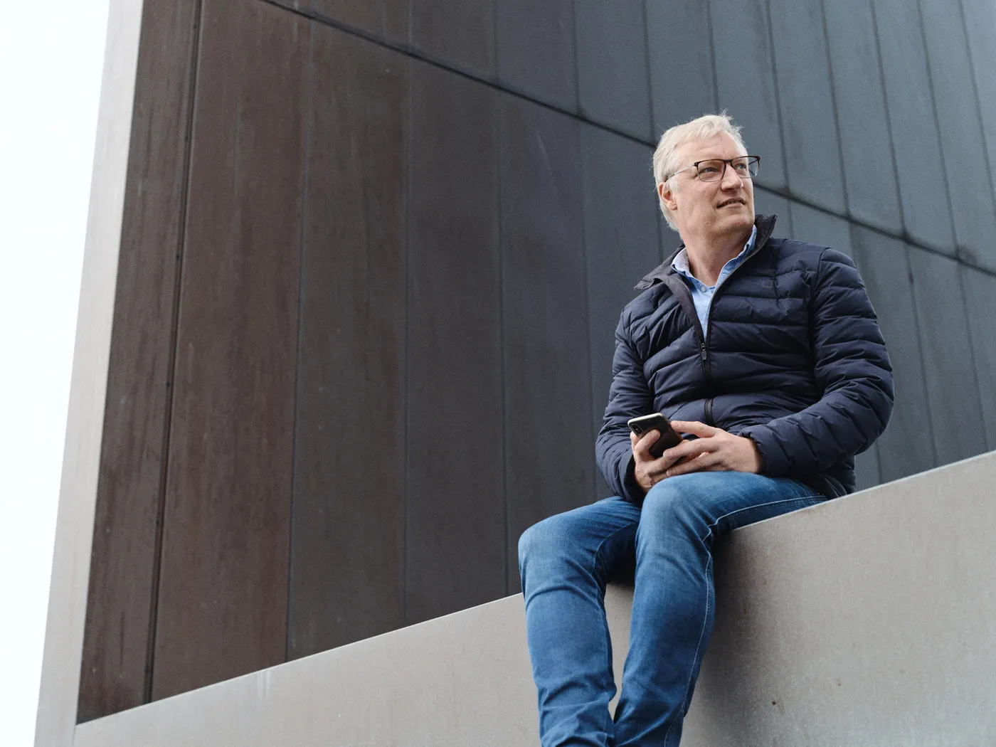 Anders Hartmann, der er co-founder hos Nord Investments fotograferet i en del af et kundeportræt hos Grandhood