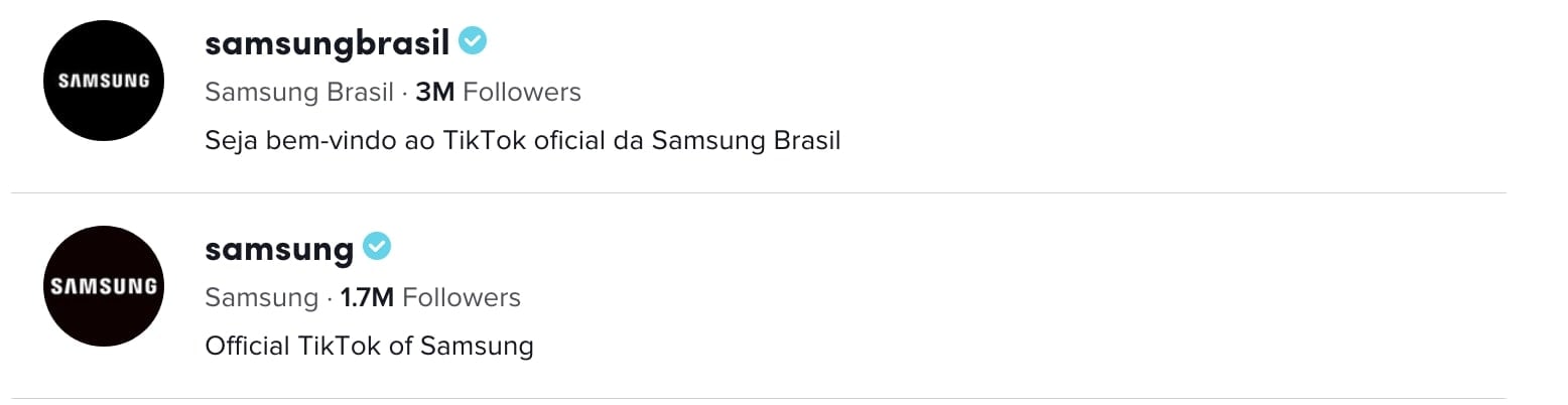 samsung global TikTok content