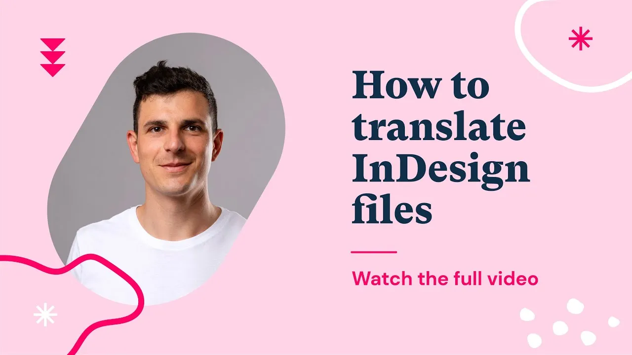 How to translate InDesign files video thumbnail