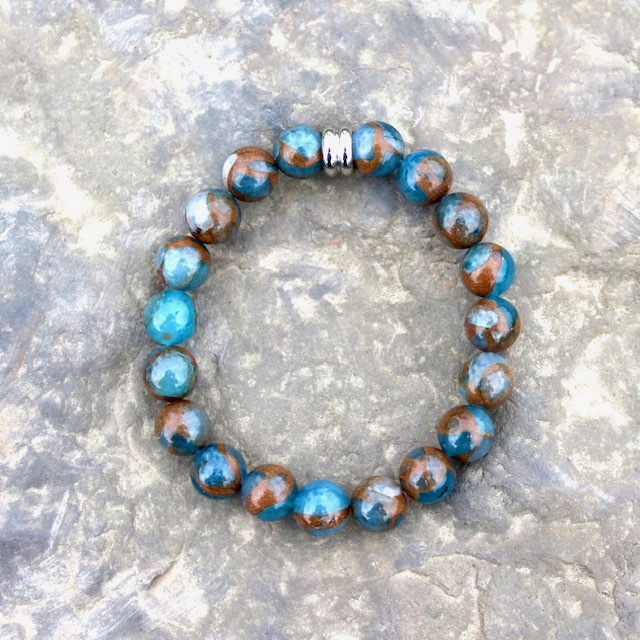 Blue Lake Cloisonne Jasper